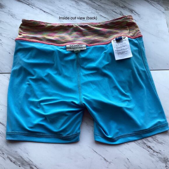Skhoop Women's Multicolor Skort, Small, Shorts Attached, Activewear Golf Tennis - Picture 7 of 10